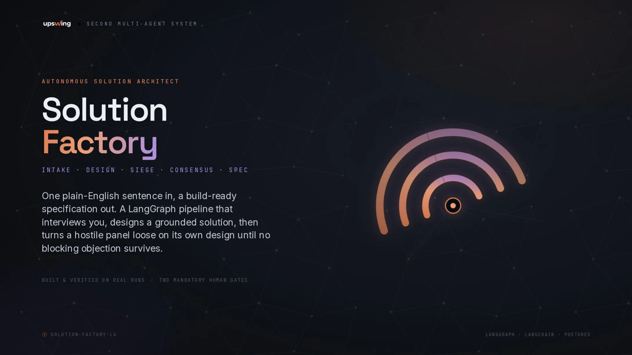 First page of the Solutions Factory case study report
